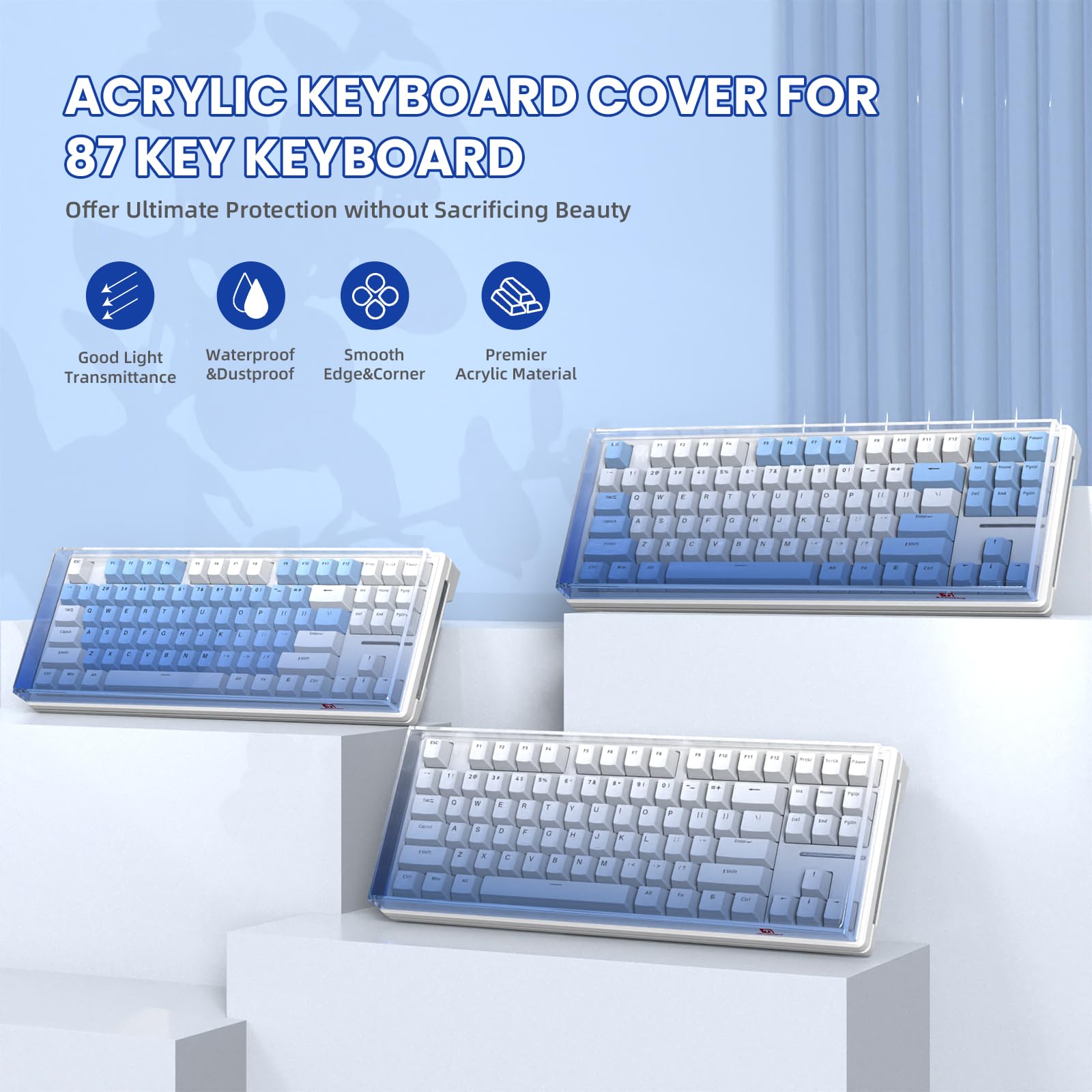 Amazon.com: SELORSS Gaming Keyboard Dust Cover Mechanical Keyboard